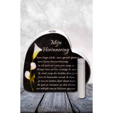 Set van 12 MDF Asharten met gedicht (PM 620 21 22 23 24 25 26 27 28 29 30 31)